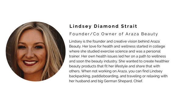 lindsey founder natural beauty clean araza natural safer makeup skincare