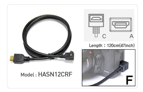 Cable - Cineroid 120cm Mini HDMI to HDMI Cable - Vizcom Technologies