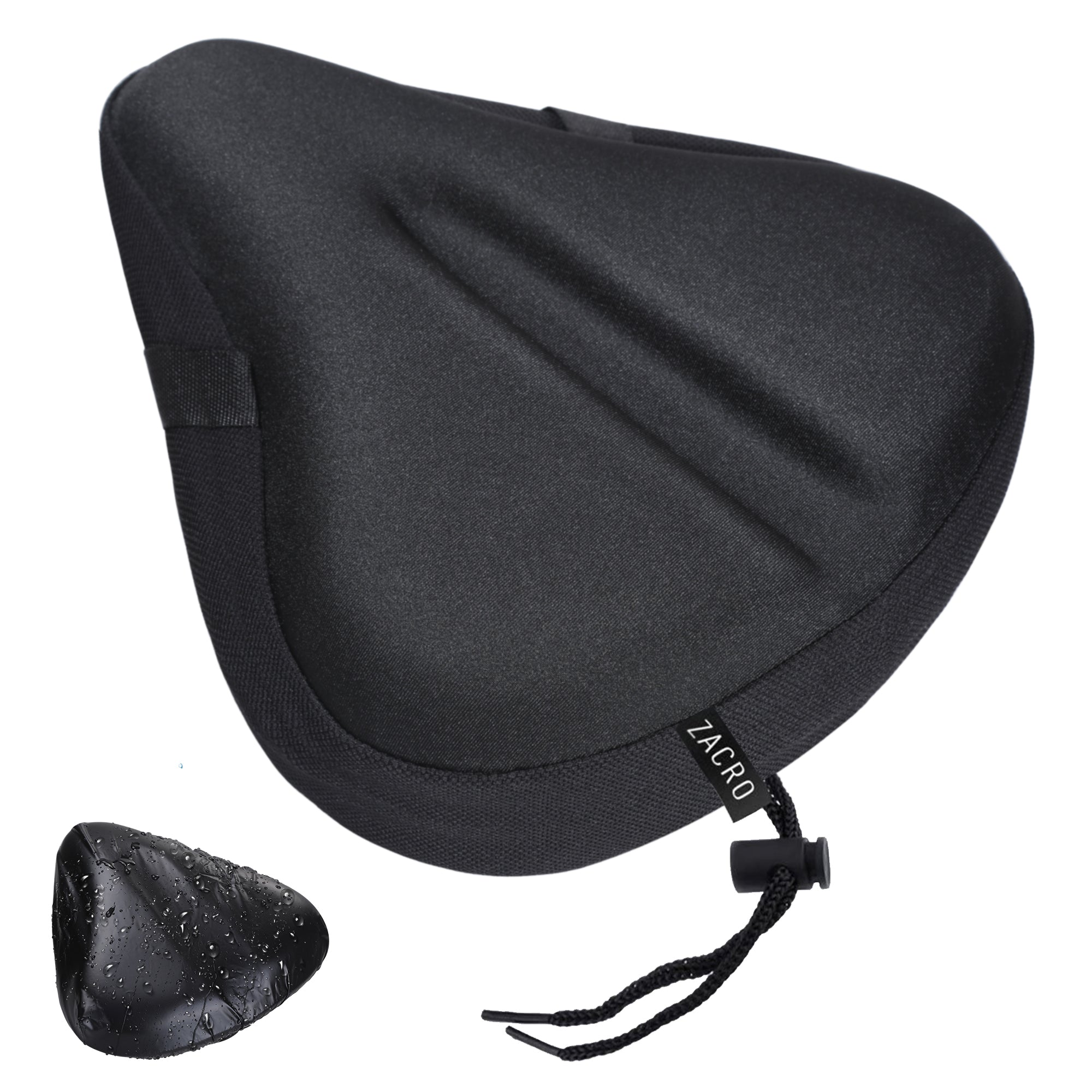 cushioned exercise bike seat