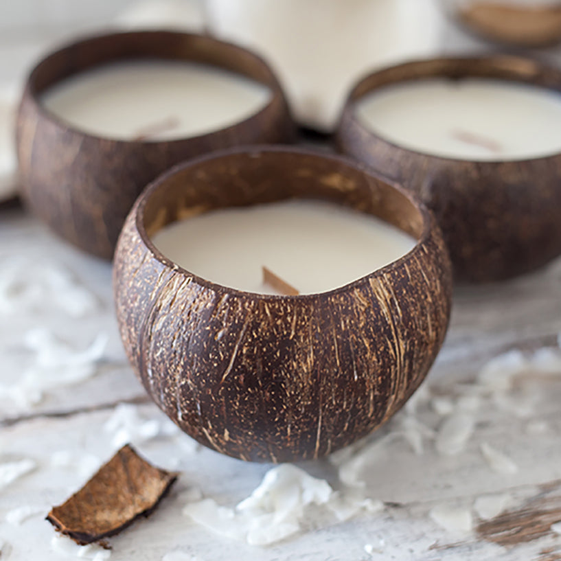 How To Make Coconut Shell Candles at Home – VedaOils