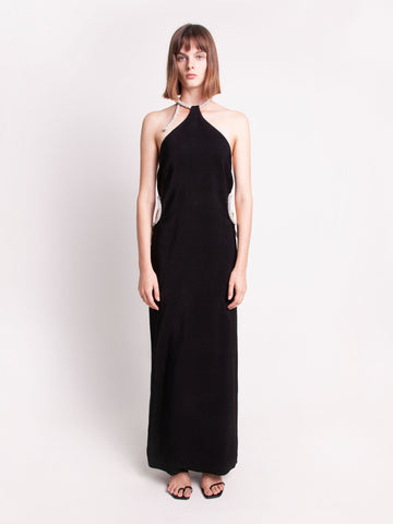 Crystal Looped Tie Dress - Christopher Esber