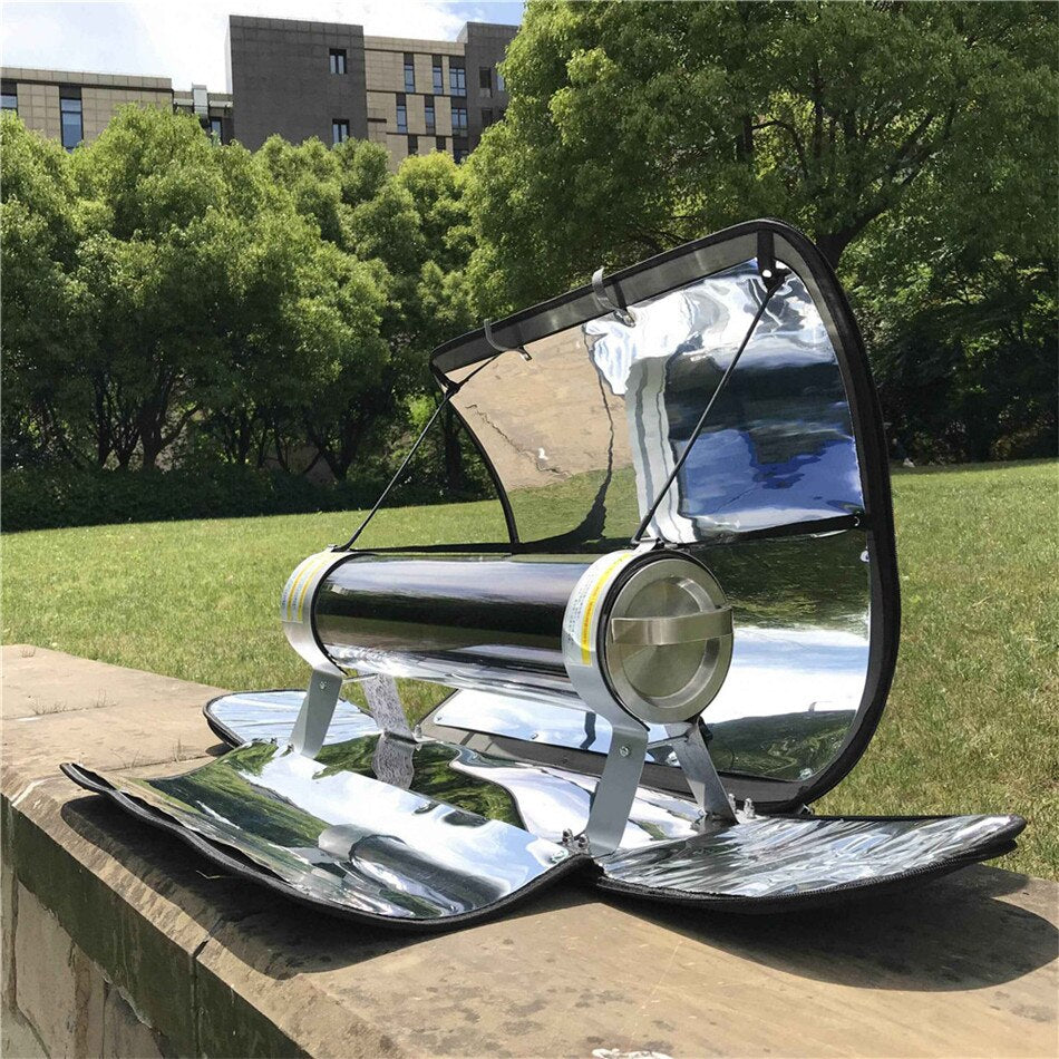 Barbacoa Solar Integrada Con Captadores Solares Parabolicos