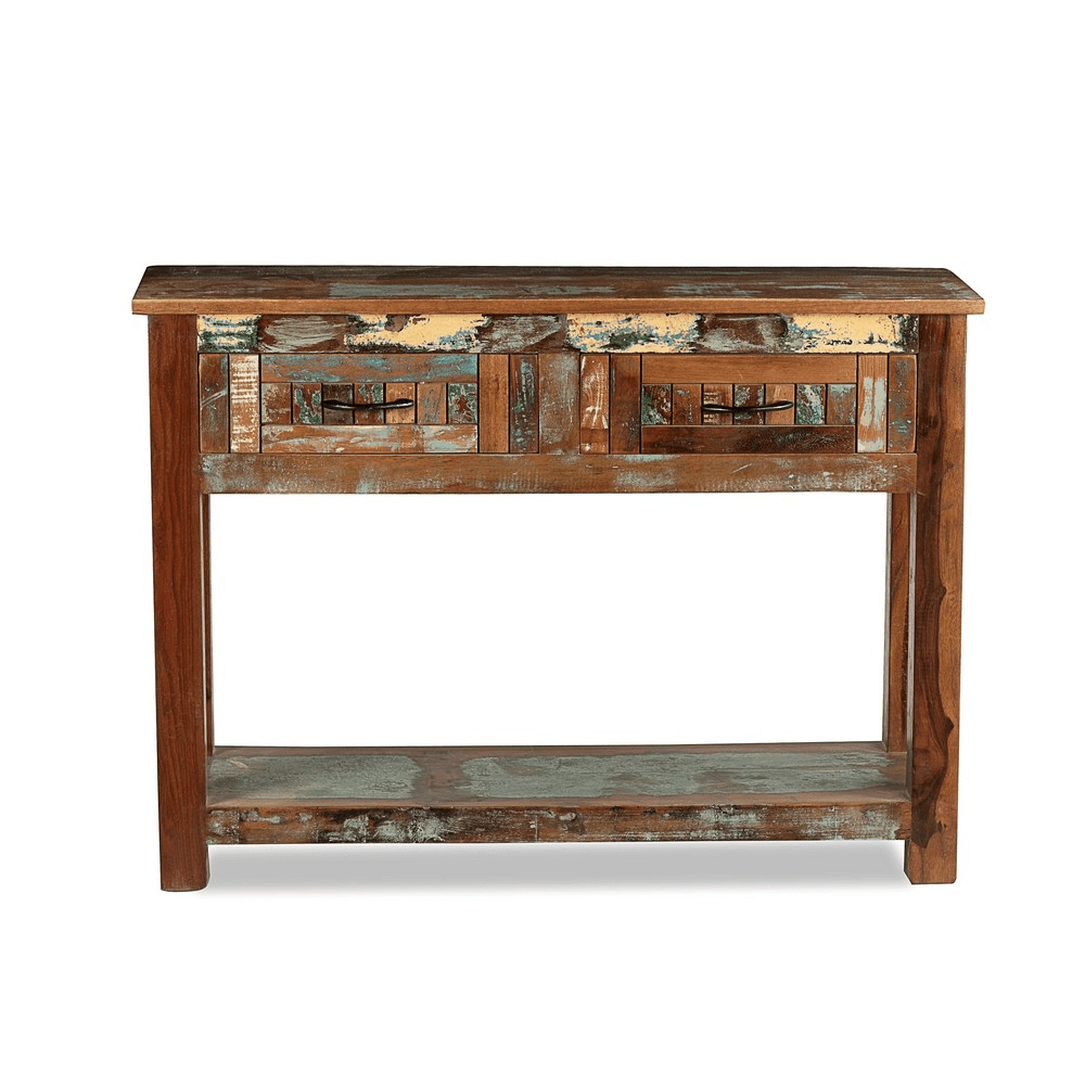 Shop Reclaimed Stripes Console Table Online in India | Home Glamour