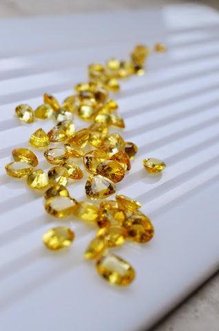 Ceylon yellow sapphires