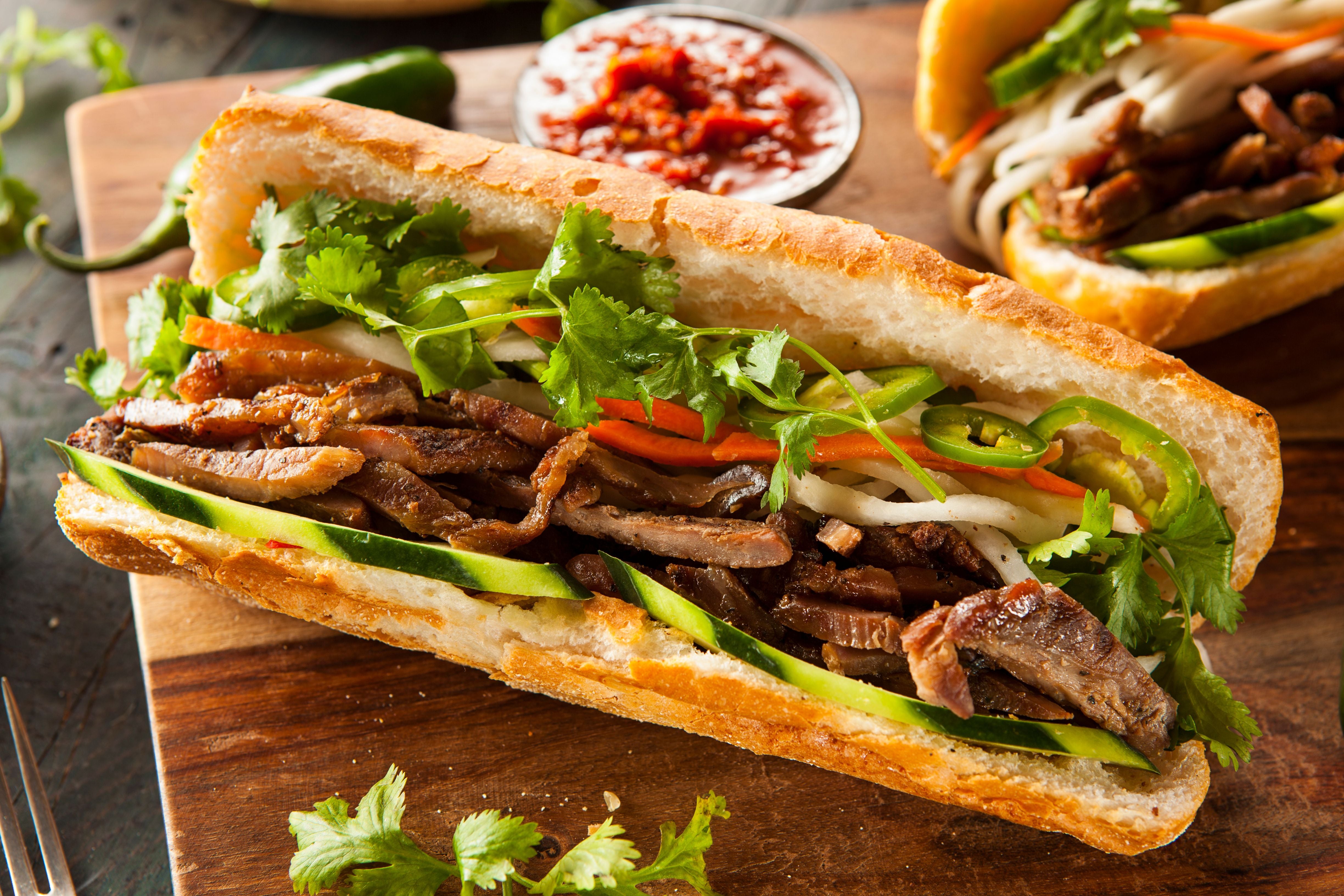 Vietnamese Grilled Pork Banh Mi Sandwich Kimkeatstheworld 5098