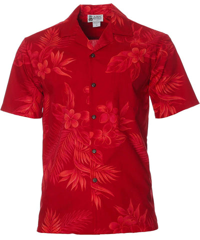 Red Forest Aloha Shirt