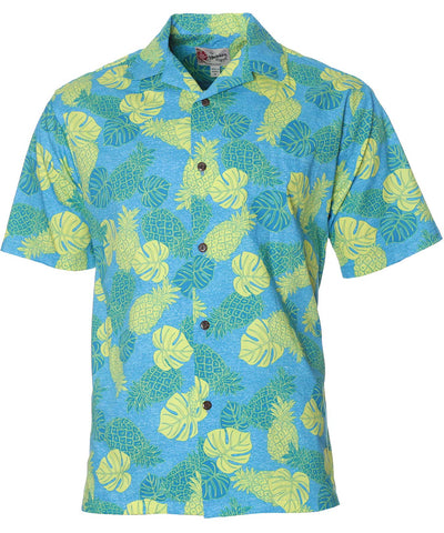 Pineapples Monstera Hawaiian Shirt