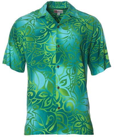 Tribal Tiare Aloha Shirt