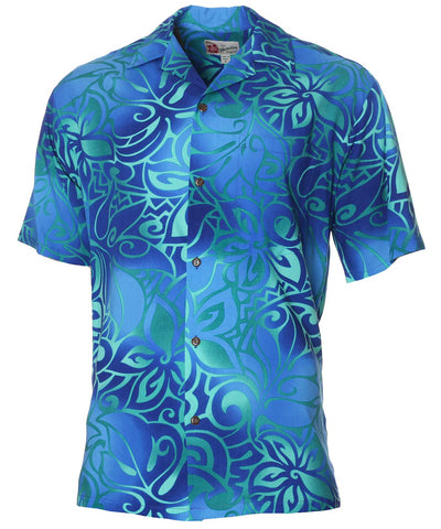 Tribal Tiare Aloha Shirt