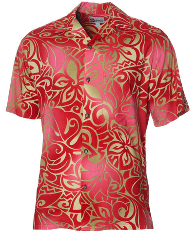 Tribal Tiare Aloha Shirt