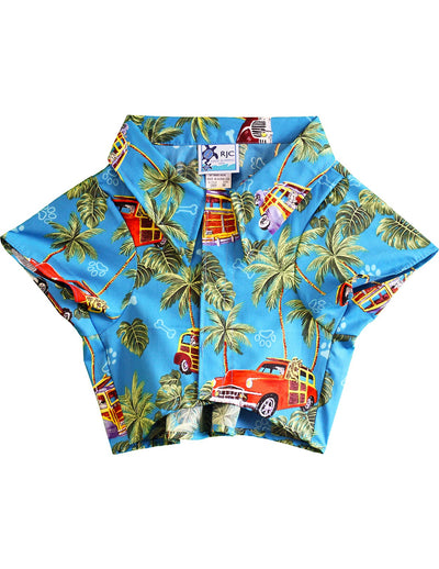 Dogs Hawaiian Shirt Woody Island Ride