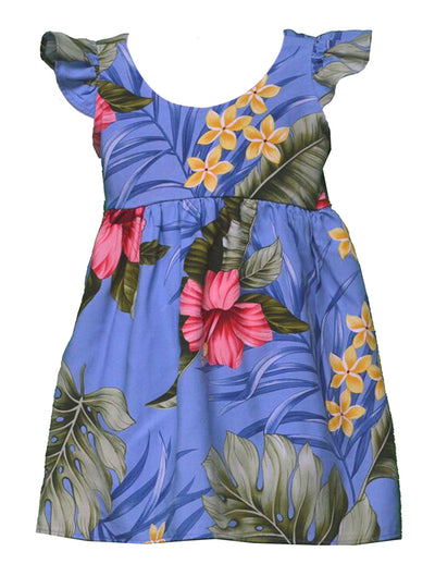 Waipio Hibiscus Girl's Flower Dress