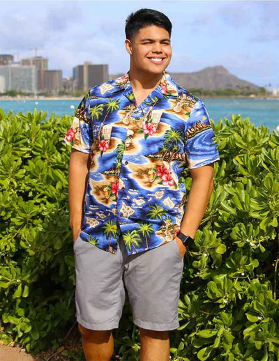 Polynesian Island Men's Shirt