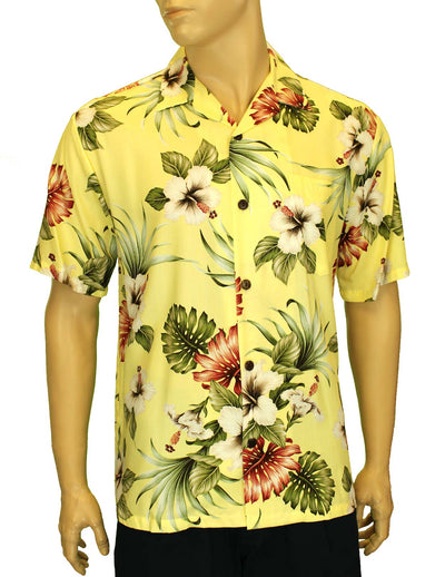 Lahaina Hibiscus Aloha Rayon Shirt