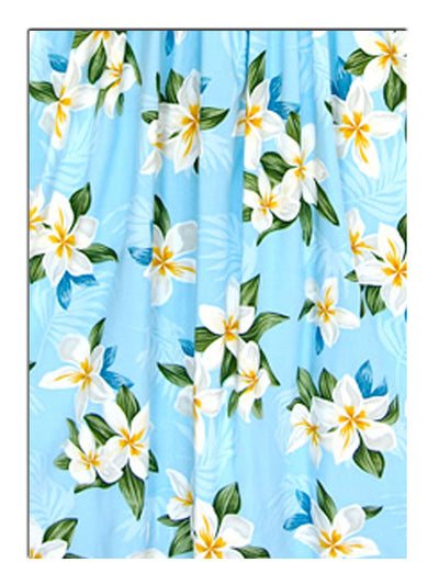 Plumeria Sky Fabric and Matching Clothes