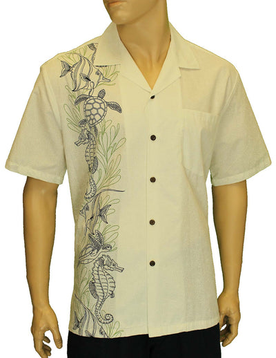 Side Panel Ocean Treasures Hawaiian Shirt