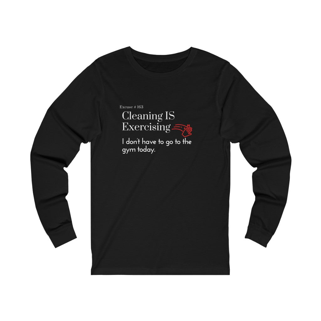 Excuse #163 Graphic Jersey Long Sleeve Tee