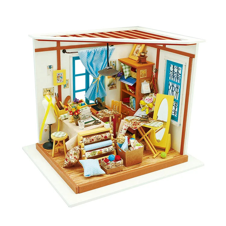 Miniaturas Para Montar - "Alfaiate" - Kit Decoração Dollhouse DIY