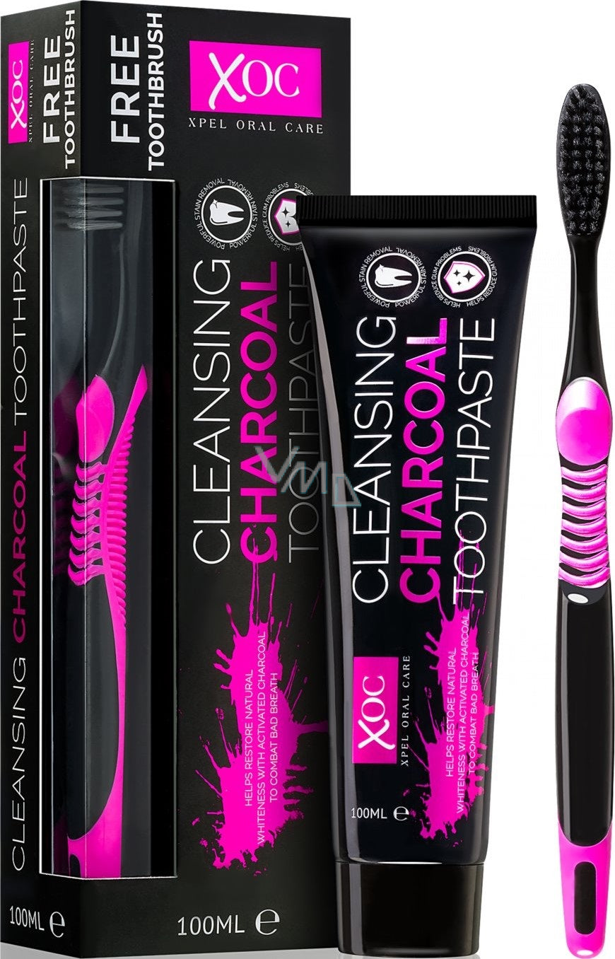 Xoc - Charcoal Toothpaste & Set 100Ml- Shop Now!