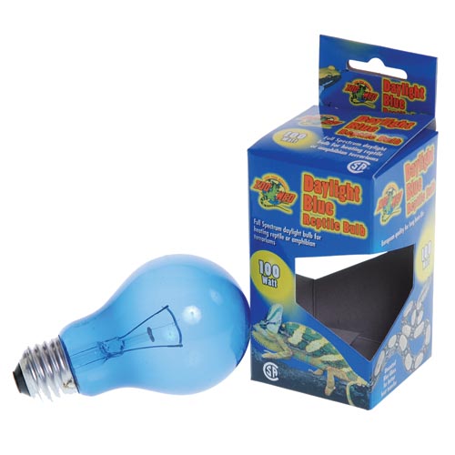 zoo med blue light bulb