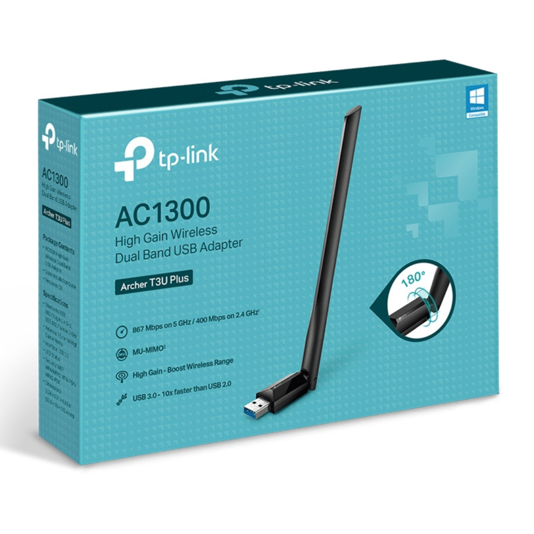 udsultet skal foretage TP-Link USB WiFi Adapter for Desktop PC, AC1300 USB 3.0 WiFi Dual Band –  Flying Phoenix PCs