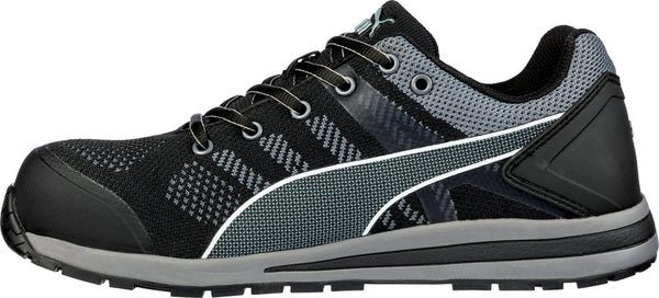 puma elevate knit black safety trainers