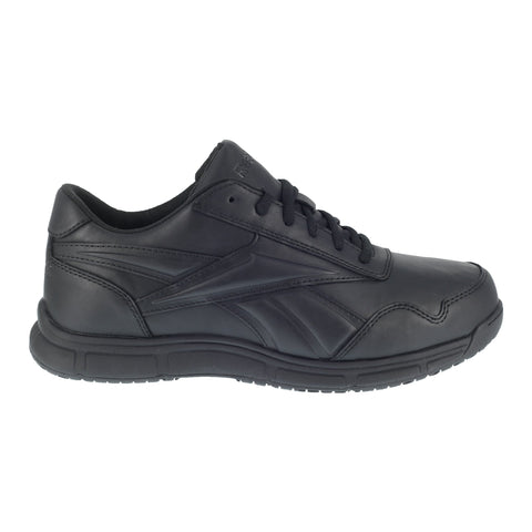 Reebok Womens Black Faux Leather Work Shoes Jorie LT SR Oxford