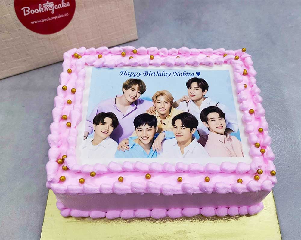 K-pop BTS Square Cake – Bookmycake