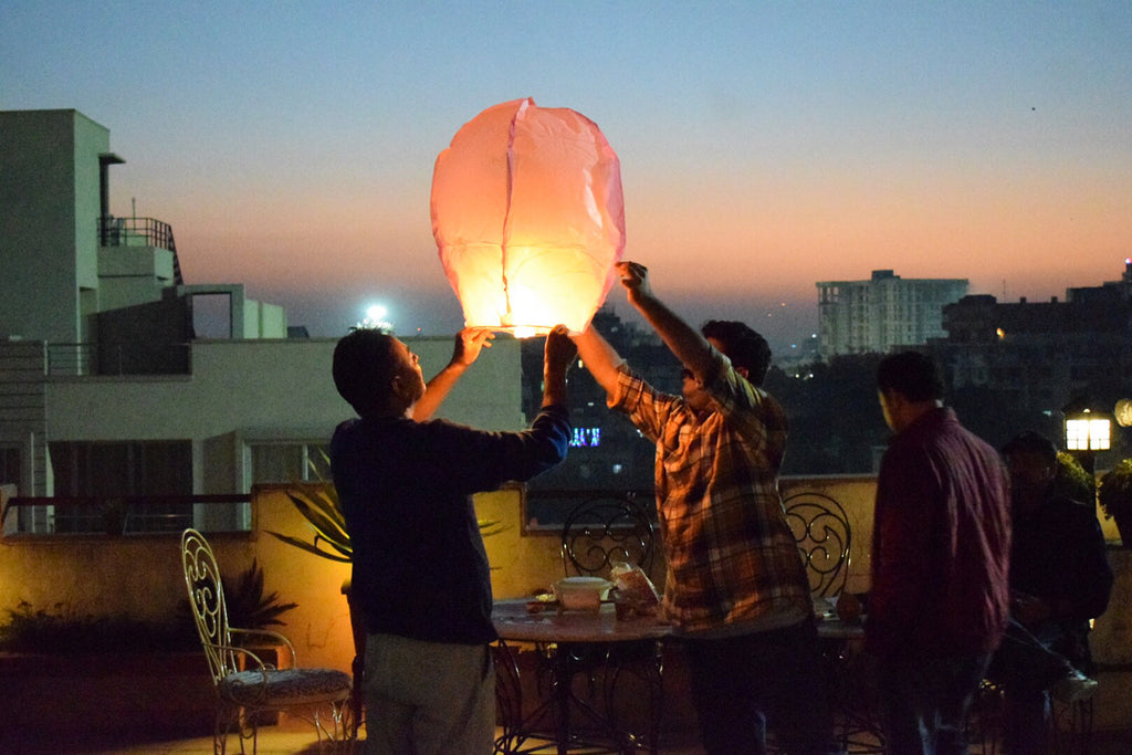 Jaipur rooftops Makar Sankranti @samrideruk
