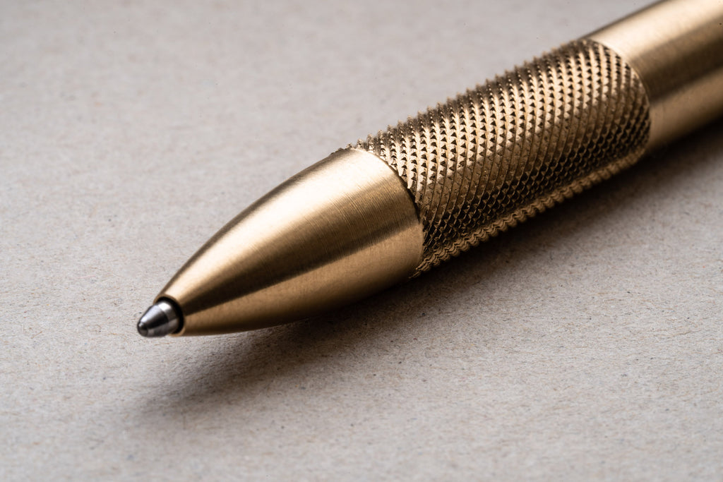 Wingback Mechanical Pen in brass