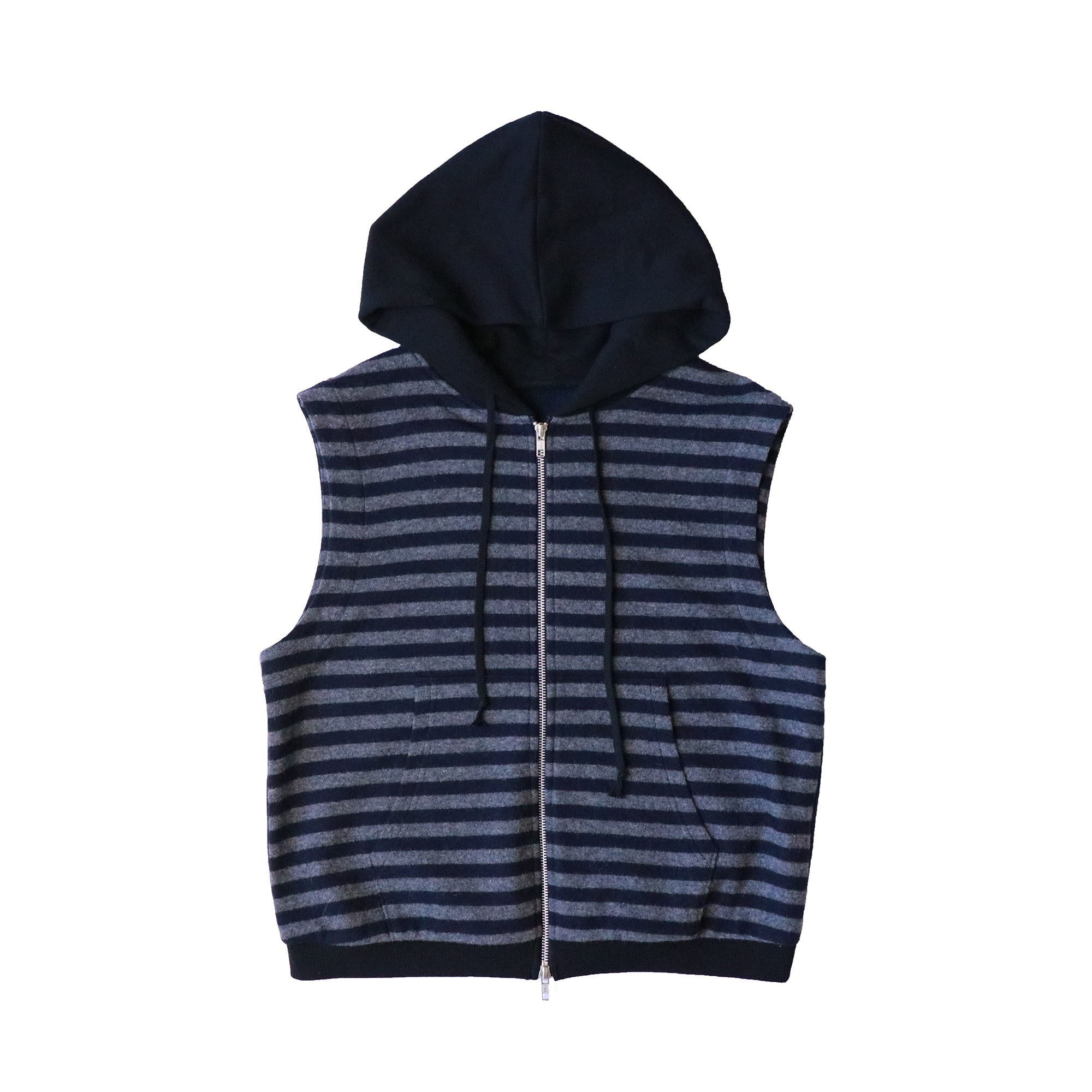 abelia edoward goucha HoodedBorderGilet-