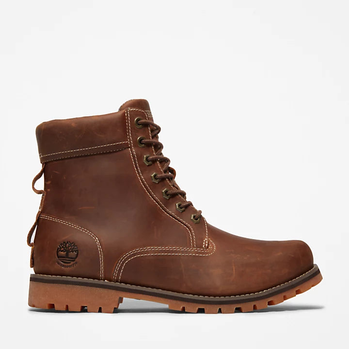 zapatos de la modelo Rugged WP II 6 in Plain Toe Boot SADDLE de Brown Tascon