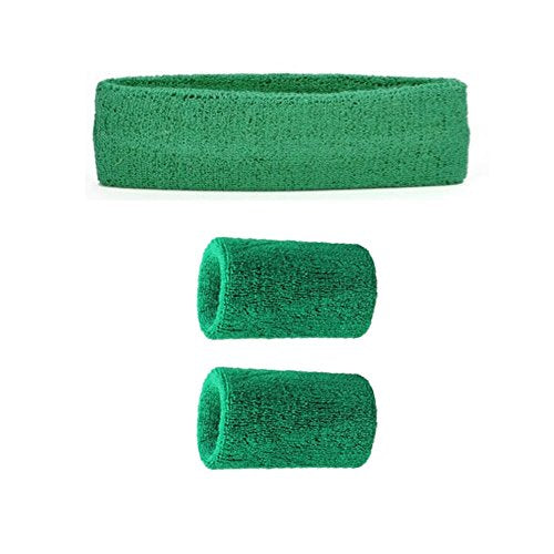 Cotton for Sports Kagogo colorful Sweatband Set - Basketball Tenis 1 Headband + 2 Wristbands 