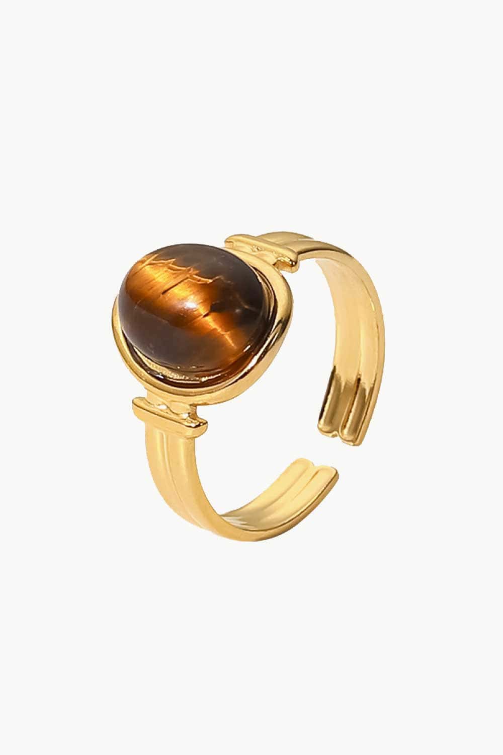 18K Gold Plated Open Ring - Madsbay