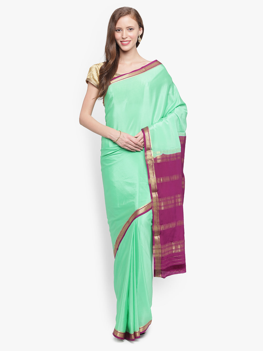 Pure Mysore Silk Crape Sarees Bangalore, Mysore Silk Sarees ...