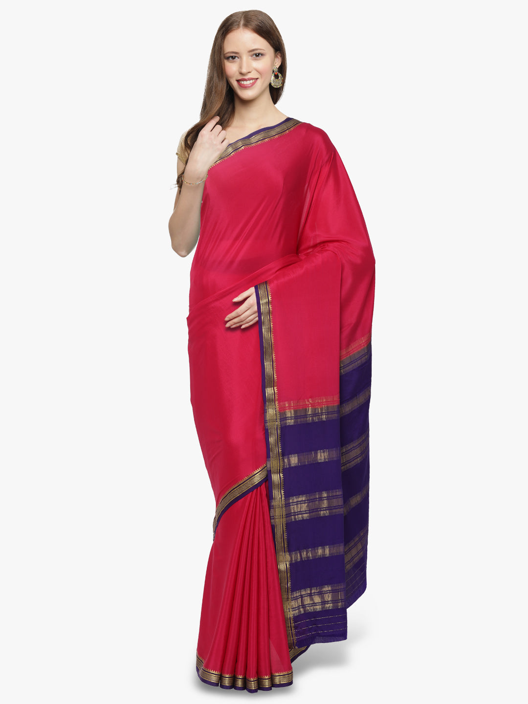 Womens Mysore Crepe Silk Sarees Bangalore – Sudarshansarees