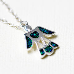 Guardian angle,Black Opal Necklace,Opal Pendant,Geode Necklace,Gemstone Necklace,Stone Necklace,Birthstone,October,Opal jewelry,Agate Necklace,Lucky charm