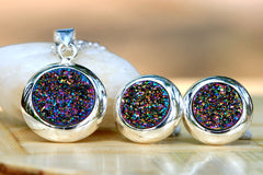 Geode earrings,Druzy Earring,Drusy Earring,Gemstone earrings,Stud Earrings,Agate Druzy Earrings,Druzy Necklace,Geode Necklace