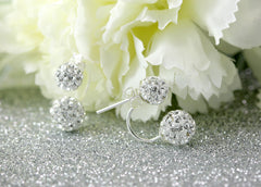 wedding earring,Crystal Earrings,Crystal Ball,Swarovski earrings,Diamond earrings,bridesmaid Earrings,CZ earrings,Delicate,dior earring