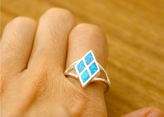 Stone ring,Opal Ring,Geode ring,October Birthstone,Birthstone Ring,gemstone ring,Agate ring,Mother Ring