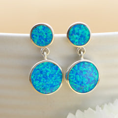 Opal Earrings,Geode Earrings,Gemstone Earrings,Agate Earrings,October Birthstone,Stone earrings,Mom Jewelry,Bridesmaids earring