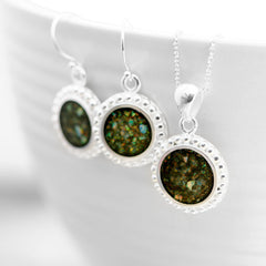 Jewelry Set,Opal,Stone earrings,october birthstone,Gemstone Necklace,Agate earrings,Birthstone Necklace,Gemstone necklace,Stone Necklace