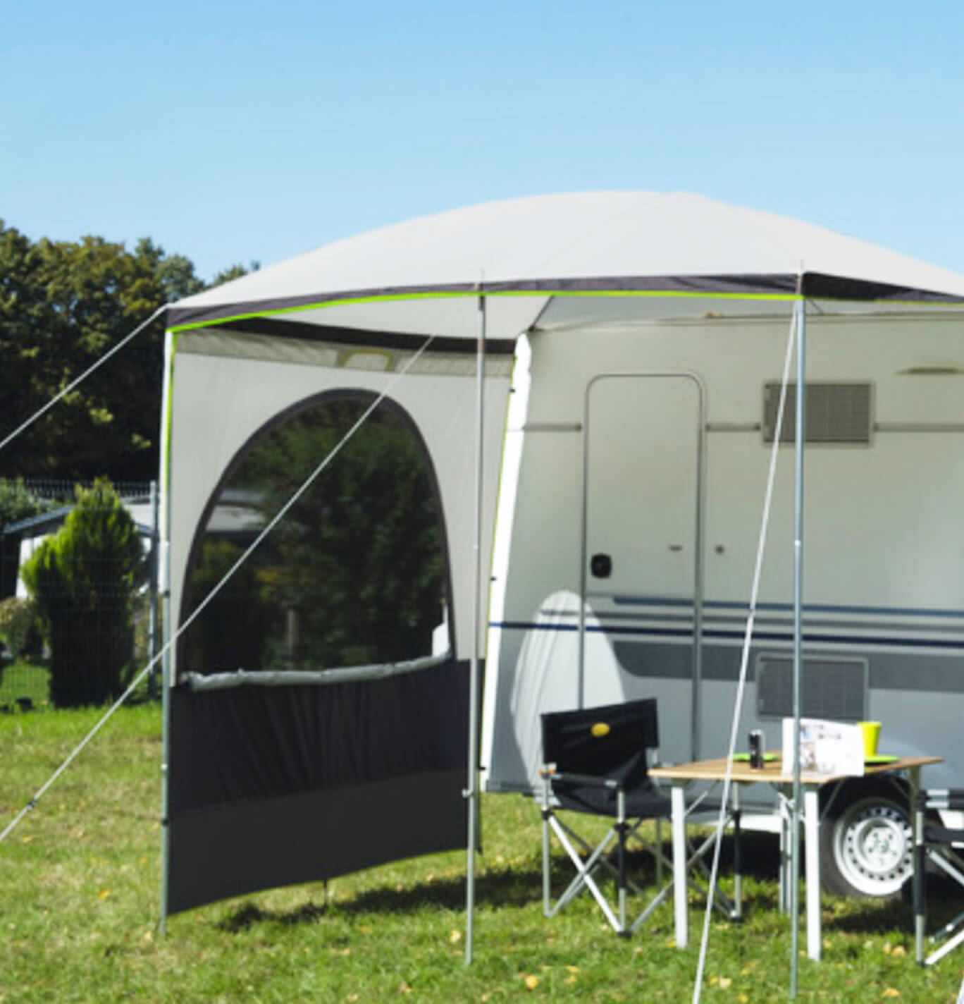 Reimo Palm Beach 2 SWB 2.6m Sun Canopy & 2 Side Walls Bundle | Campers & Caravans Image