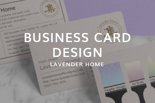 Business Card Design for Lavender Home