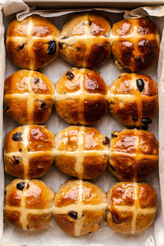 Hot Cross Brioche Buns