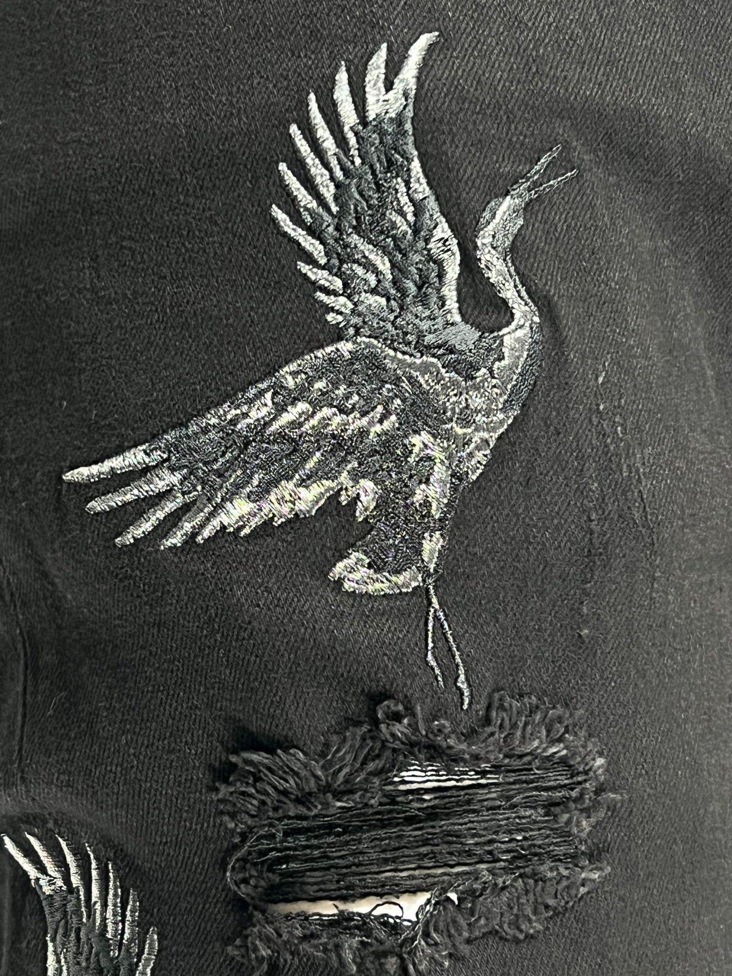 ONLY THE BLIND OTB-D887 BLACK HERON DENIM