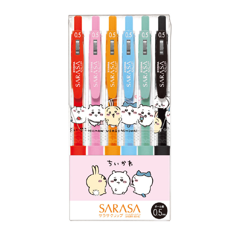 ちいかわ SARASAボールペン6色セット