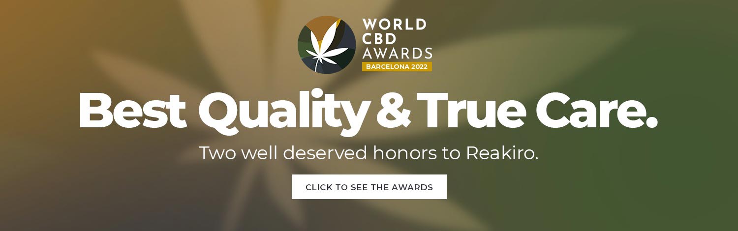 World CBD Awards - Reakiro best quality and true care