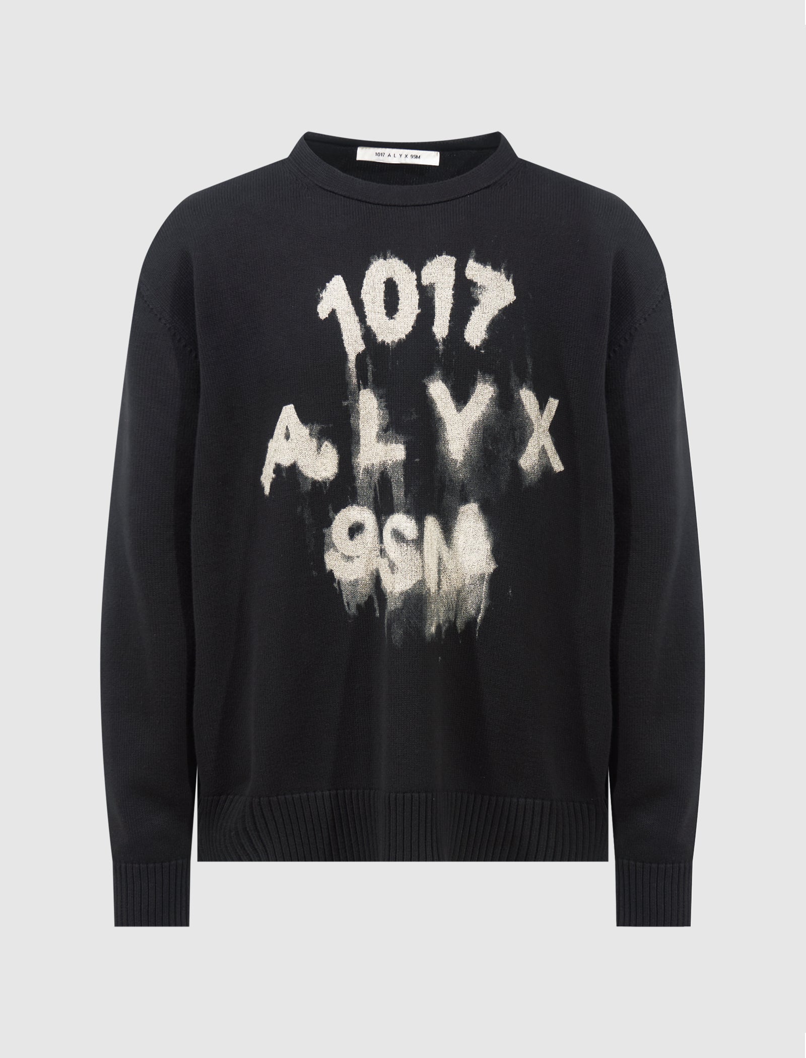 1017 ALYX 9SM CREWNECK SWEATER BLK