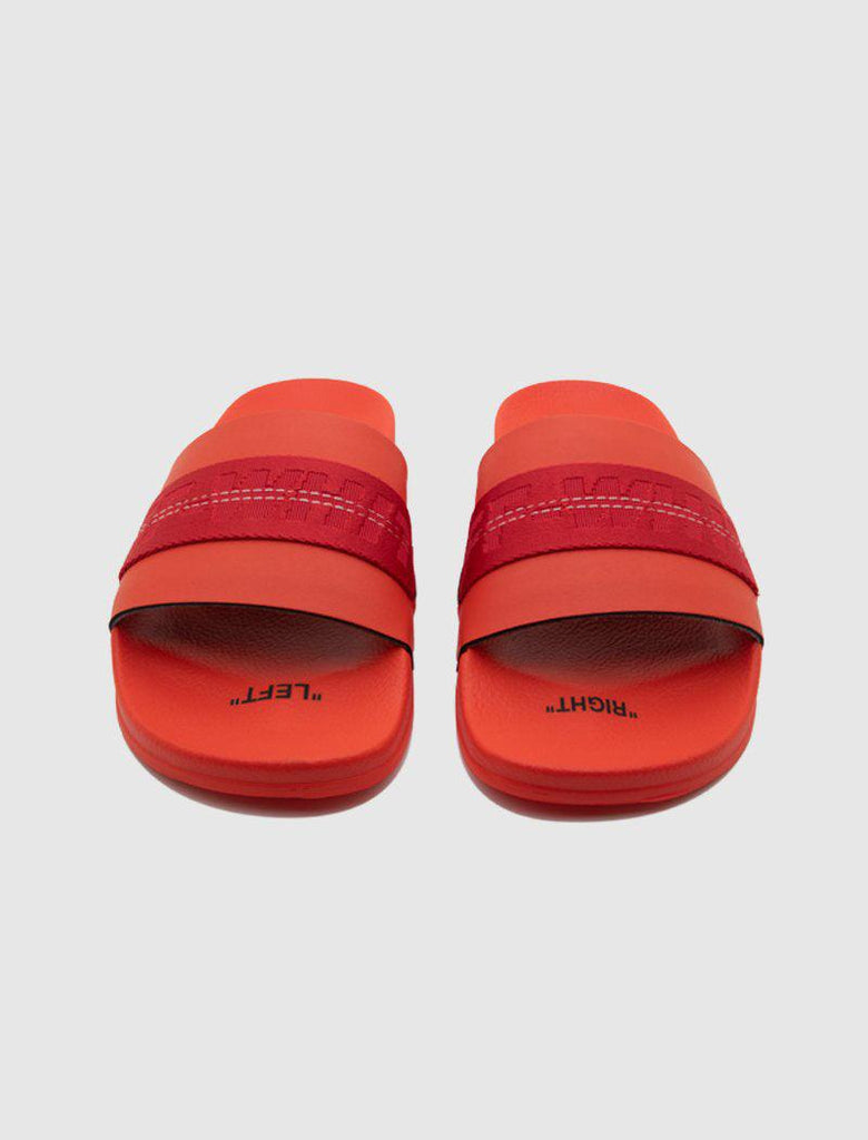 white and red slides